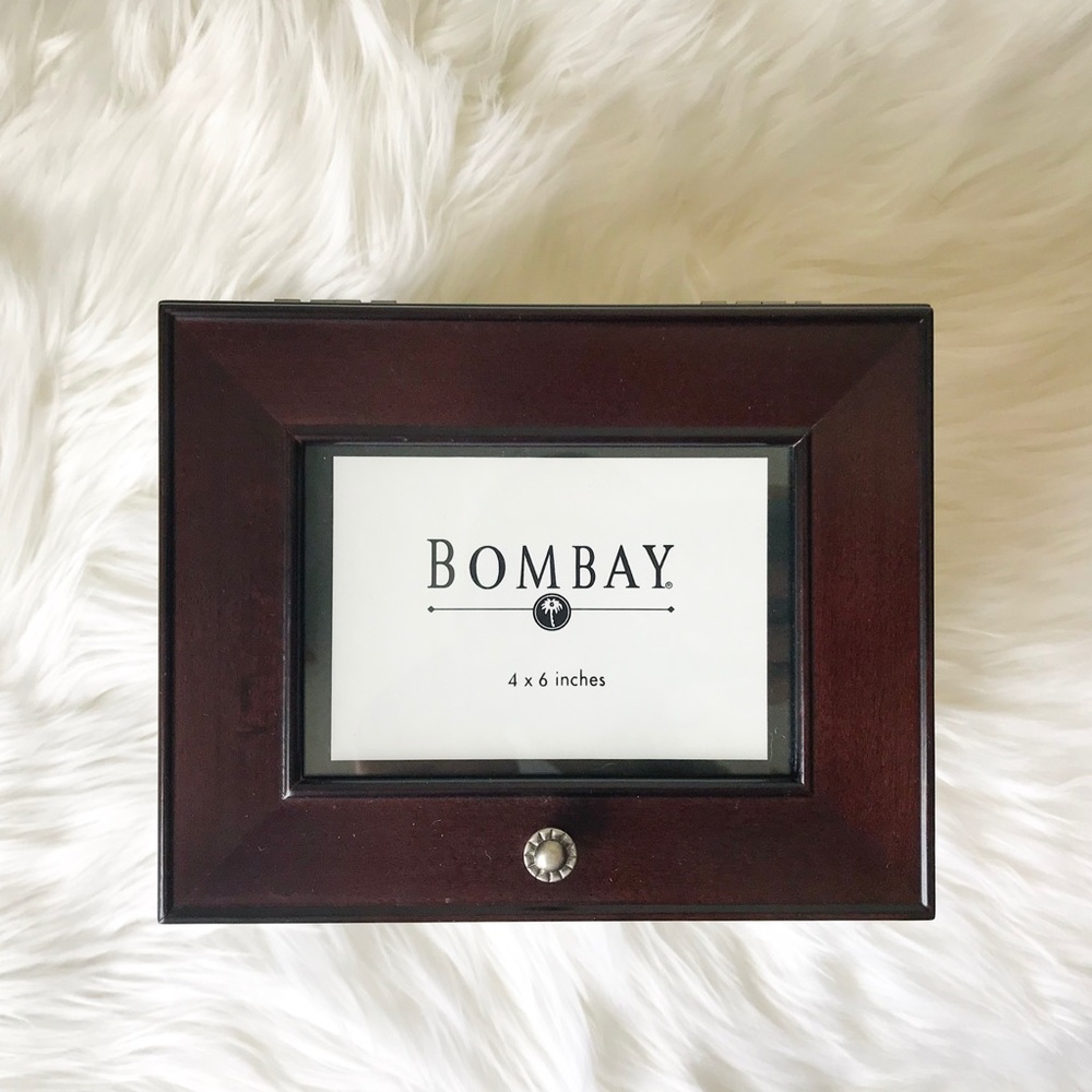 Bombay Mahogany Photo Storage Box - Picture 3 of 8